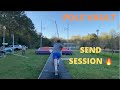 Pole vault  send session 1