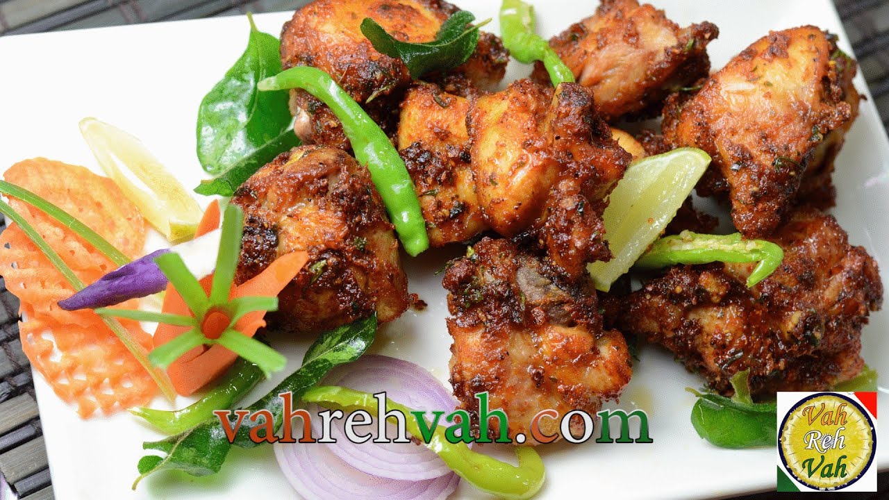 Chicken Fry And Roast Recipes 39 - Street Food Chicken 65 - By VahChef @ VahRehVah.com | Vahchef - VahRehVah