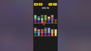 Cup Sort Puzzle Level 753 = Water Sort Puzzle Level 753 = Ball Sort Puzzle Level 753 All the same