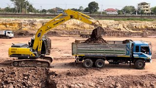 พี่โม่เล่นแข็ง รถใหม่ๆอะไรก็ง่ายไปหมดครับ SUMITOMO SH210F-6ขุดดินตับม้า Excavetor&dumptruck EP.1501