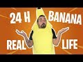 24 HORAS DISFRAZADO de ¡¡BANANA DE FORTNITE en la vida real!