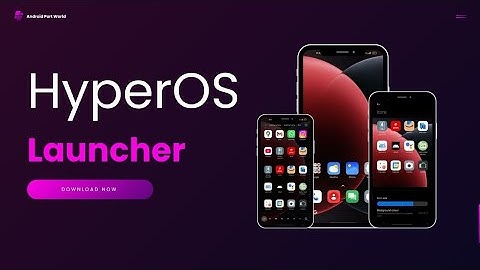 HyperOS Launcher Port For all devices no root | #hyperos #miui #hyperosupdate #appport #xiaomi
