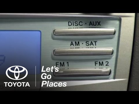 Camry How-To: Switching Functions - JBL 6-disc CD Changer | 2007 - 2009 Camry | Toyota - Camry How-To: Switching Functions - JBL 6-disc CD Changer | 2007 - 2009 Camry | Toyota
