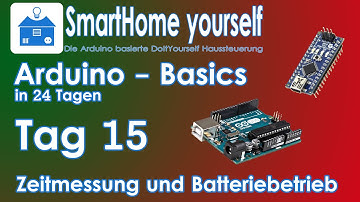 ARDUINO BASICS #15 - Zeitmessung und Batteriebetrieb (Vin)