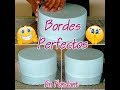 bordes perfectos en fondant