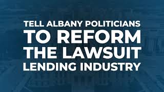 Protect Vulnerable New Yorkers By Reforming Lawsuit Lending