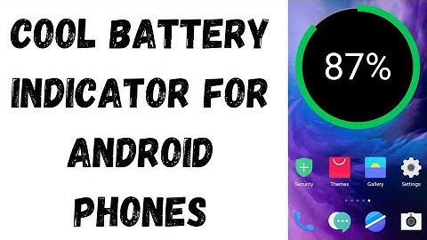 Cool Big battery indicator for Android phones.