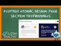 Flutter Atomic Design: Page Section Testimonials (25)
