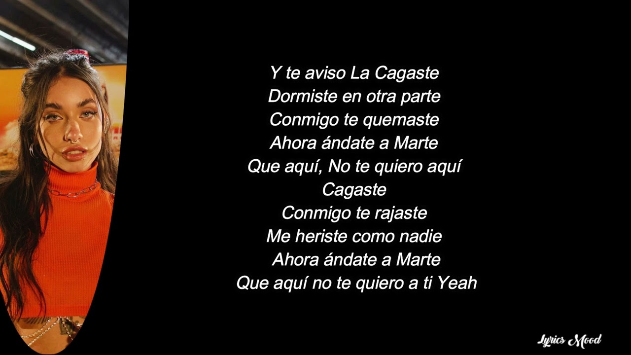 Mari Reyes Letras Sofia Reyes, Maria Becerra - Marte LETRA - YouTube