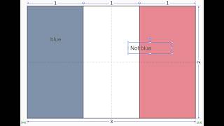 Creating flags in Google slides: France