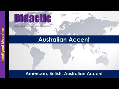 Didactic - How to Pronounce Didactic in Australian Accent, British Accent, American Accent