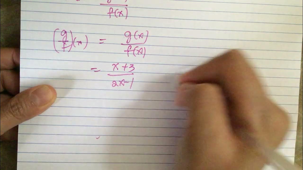 How to divide two functions - YouTube