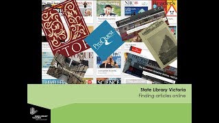 Finding articles online