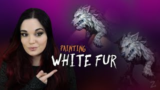 How to Paint White Fur  - More Realistic Miniatures