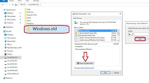 How to Delete Windows.Old Folder in Windows 10 (Get Free Space)