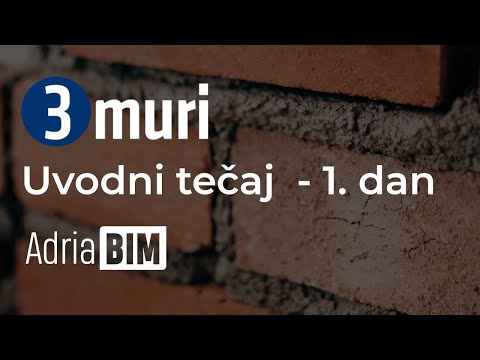 3Muri uvodni tečaj - 1. dan