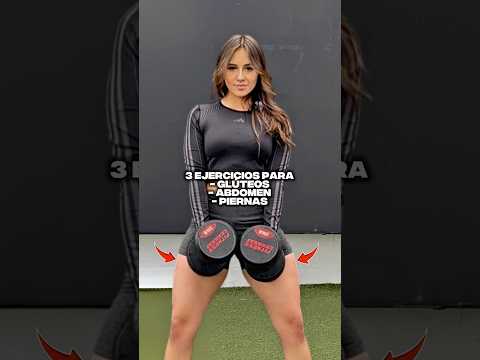 ejercicios para gluteos piernas y abdomen con mancuernas en 15 MIN