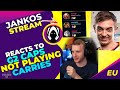 Jankos Reacts to G2 CAPS NOT Playing CARRY Champions 👀