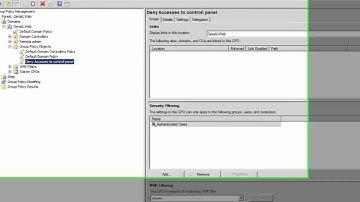 Windows Server 2008 R2 - Creating a Group Policy and implementing it