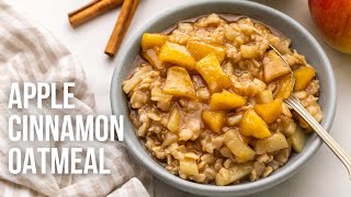 Apple Cinnamon Oatmeal l The Recipe Rebel Apple Cinnamon Oatmeal l The Recipe Rebel