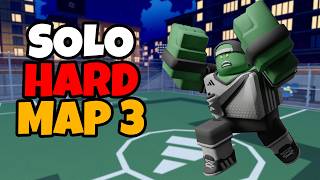 HOW TO BEAT SOLO MAP 3 HARD MODE | Tower Defense Simulator | ROBLOX