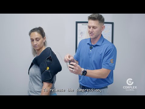 How to Fit the Cryo Pneumatic Shoulder Wrap (72-7181) | Corflex Fitting Instructions