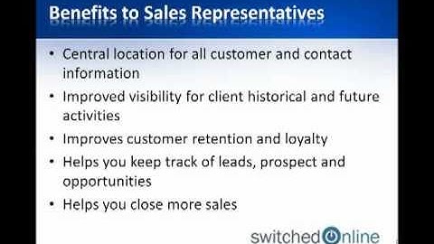 Microsoft Dynamics CRM 2011 Online - Part 1 - "A day in the life of a sales representative"