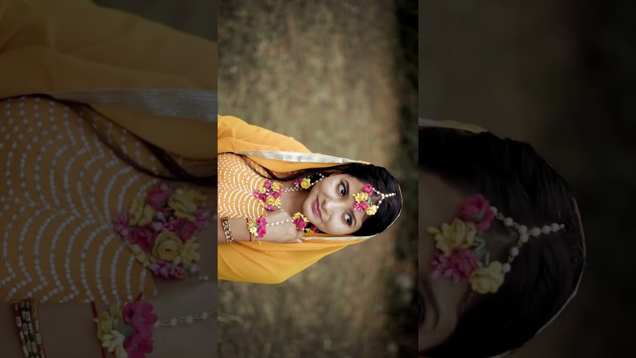 SONALI KI HALDI ❤️                         #haldiceremony #haldi #paonta_sahib #indianwedding #love