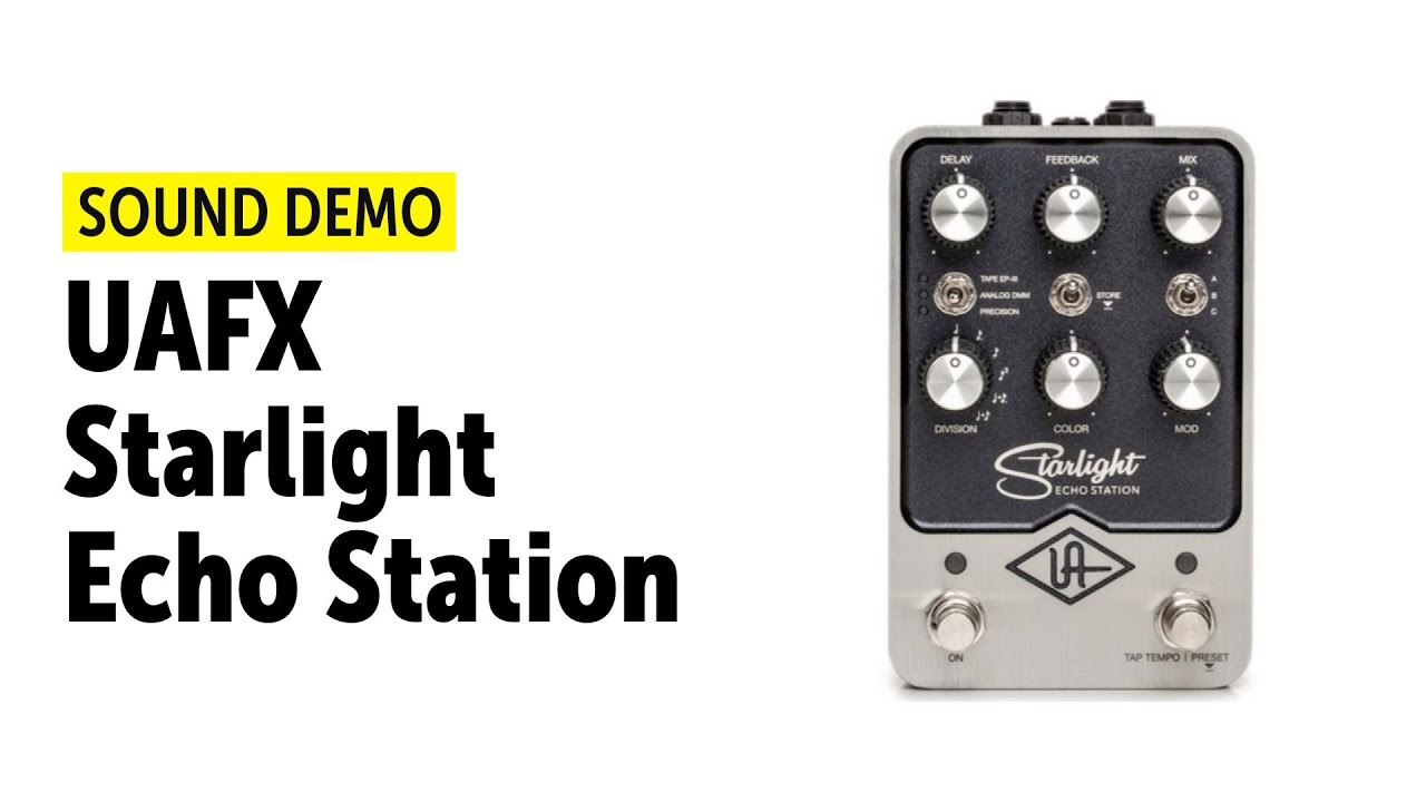 UAFX Starlight Echo Station - Sound Demo (no talking)