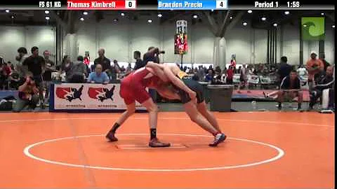 Mens FS FS 61 KG - Thomas Kimbrell vs. Brandon Pre...