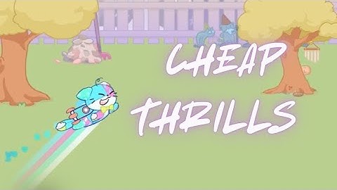 Cheap thrills song on cat dash 