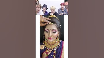 Thumbnail of BTS REACTION meri mehaboobaa... song--navari makeup