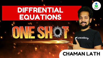 Differential Equations in One Shot | JEE Main | Mathematics | Rank Up | Chaman Lath