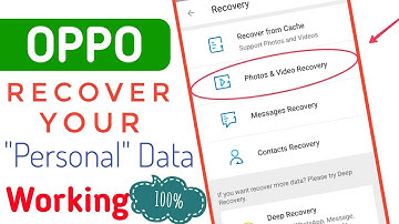 Oppo Recover Lost all Deleted Pictures & Videos 💯 Proof ||Oppo Recover All Personal Data In Click
