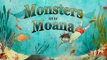 Monsters in te Moana - Official Music Lyric Video | Suzy Cato | Sing along | Fun song for Kids