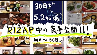 RIZAP(ライザップ) 中の食事公開！1日目〜15日目