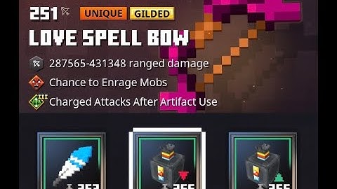 [Minecraft Dungeons] Roll-Satchel Build with Love Spell Bow(Void Strike)