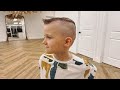 How to cut boys hair at home tutorial  toddler haircut  updated by galaursul