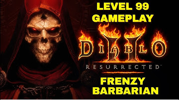 Diablo 2 Resurrected - Level 99 Frenzy Barbarian - Andariel Hell Difficulty - 3440x1440