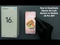How to Deactivate Glance On Lock Screen on Realme 16 Pro 5G?