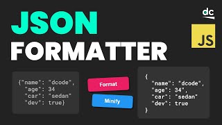 Create Your Own JSON Formatter with JavaScript (Prettify/Minify)
