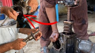 Hino Steering Gear Box Rebuild ||How to Repair Gear Box || Amazing Work