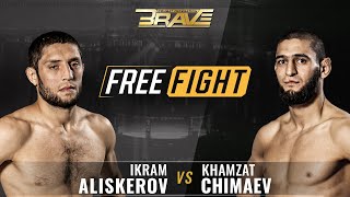 FREE FIGHT | Ikram Aliskerov VS Khamzat Chimaev  BRAVE CF23