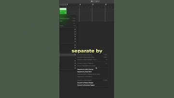 Separate MIDI events by note pitch or midi channel in Logic Pro! #logicpro #logicprox #logicprotips