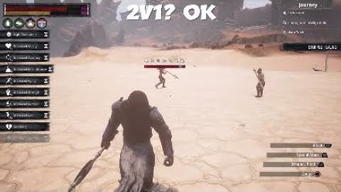 Conan exiles - clapping an army of bots?