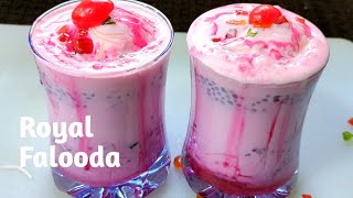 Royal Falooda || How to Make Homemade Falooda Recipe || Ice Cream Falooda Desert #TastyFood #Shorts