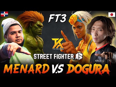 🔥 SF6 ▰ MENARD (Blanka) vs DOGURA (Elena) ▰ Street Fighter 6 🔥