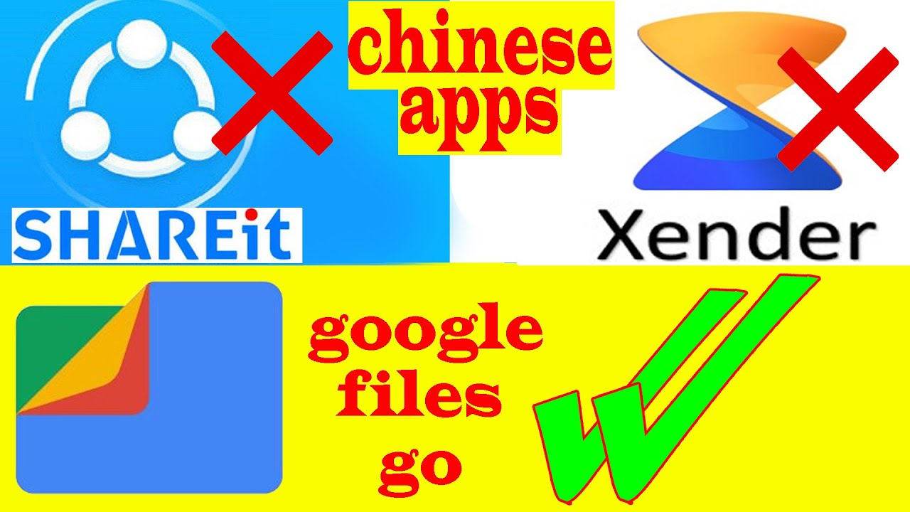 Don't use shareit and Xender, it is Chinese || Use Google files Go || how to Use Google files Go??