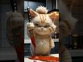 😺The Kitten with a Bloody Knife…But the Truth Will Melt You. #cattales #catfunny #cartooncat #aicats
