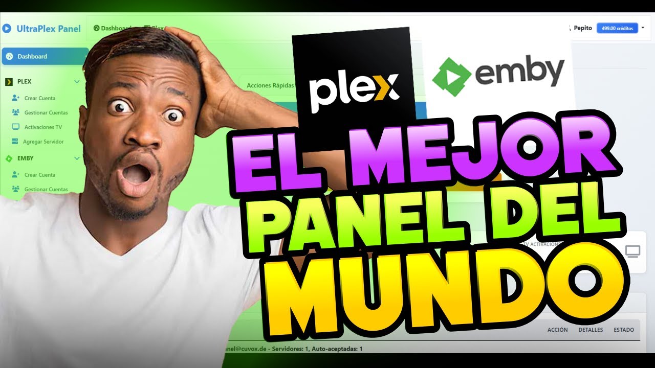 ✅El Mejor Panel del Mundo para Plex y Emby | 2025